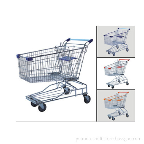Grocery Shopping Carts for Fashion Mall with Baby Seats (YD-T3)